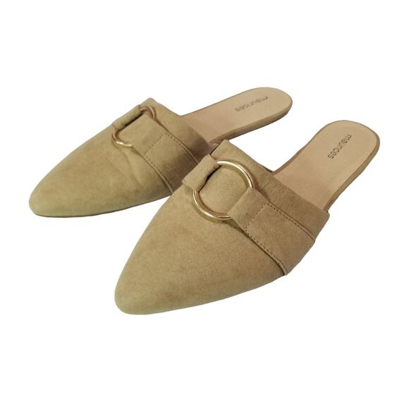 Maurices Women's Slides Natalie Beige Sz 8.5 EUC - Picture 1 of 7
